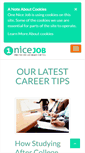 Mobile Screenshot of onenicejob.com